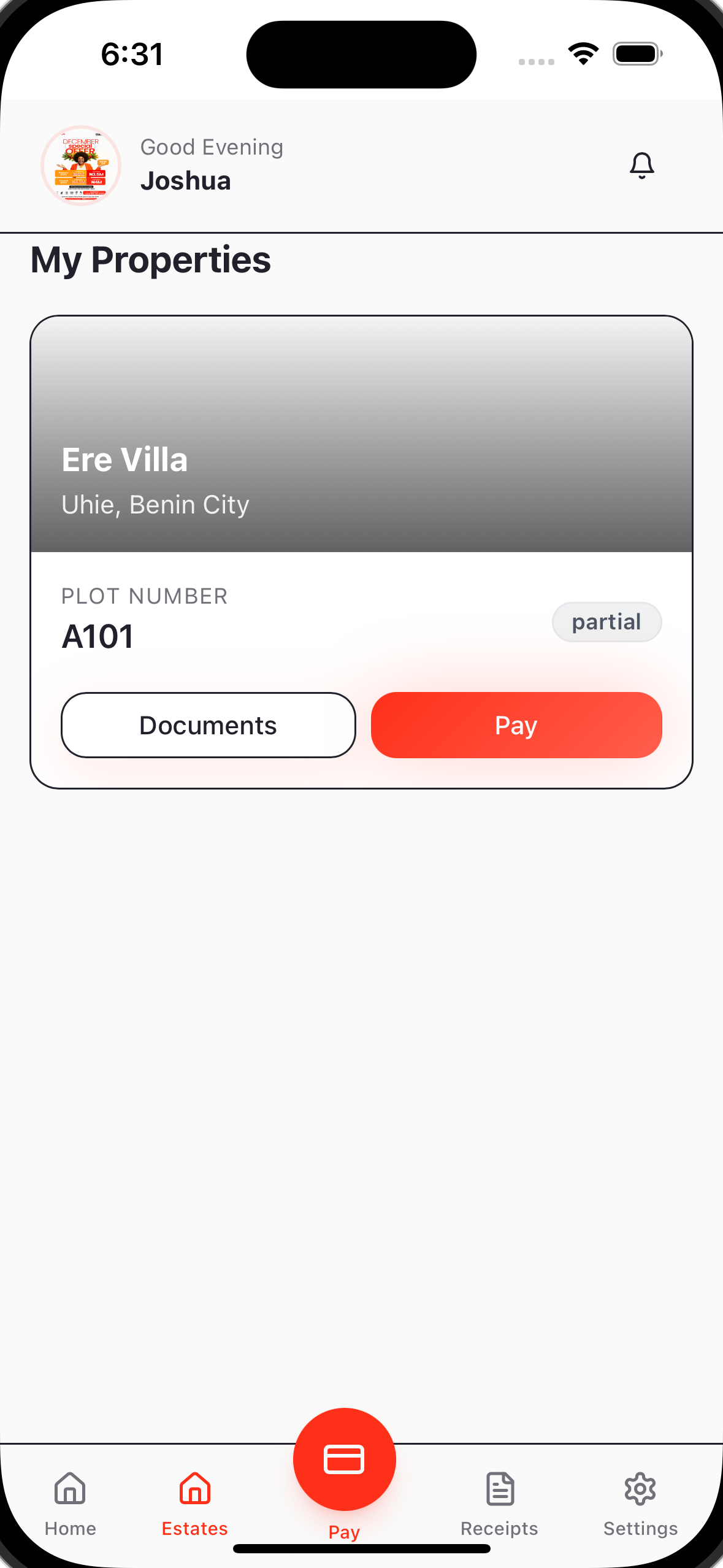 UGHORON App screen 2